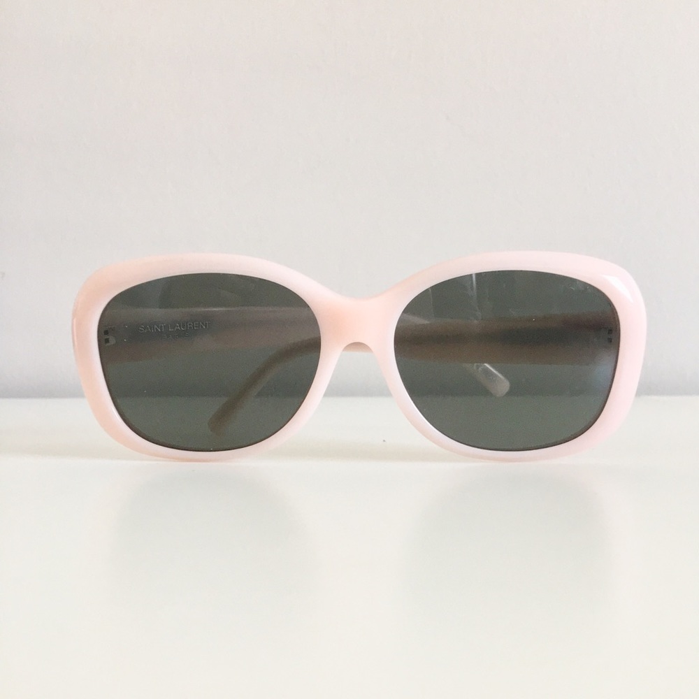 Saint Laurent- ‘Mel’ Sunglasses in Pale Pink